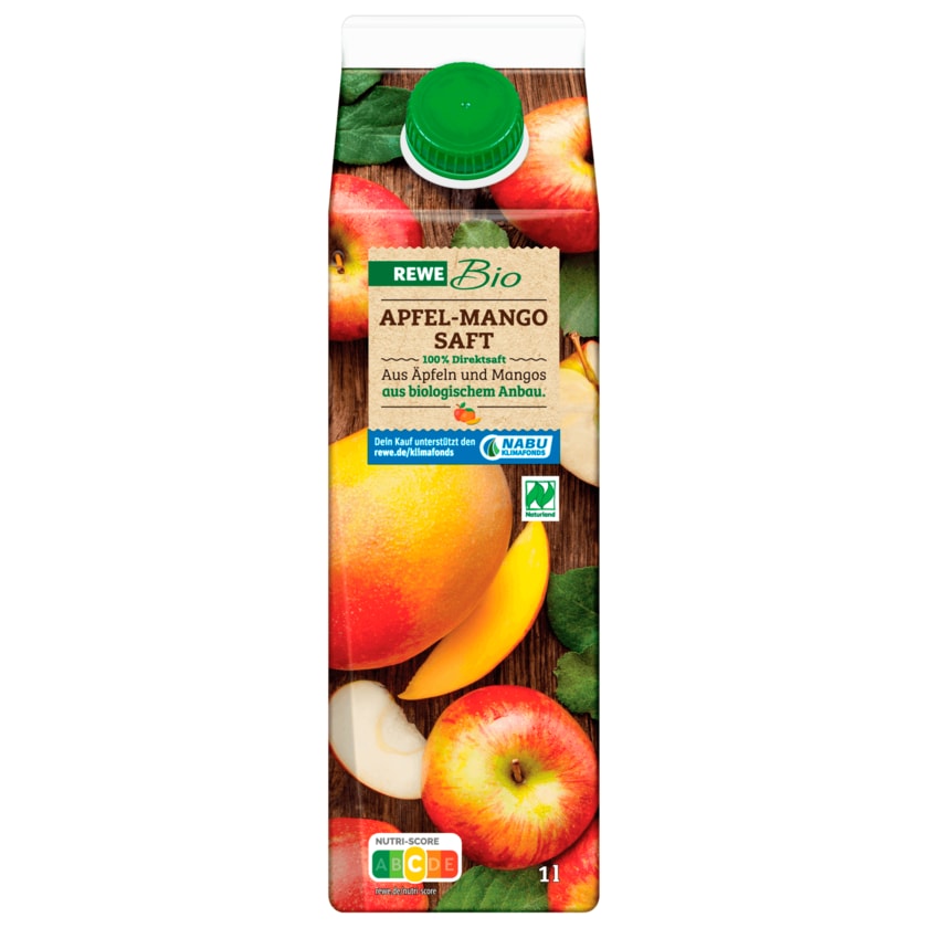 REWE Bio Apfel-Mango Saft 1l